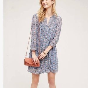 Anthropologie Holding Horses Betony Floral Swing Dress, size 6